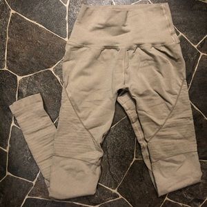 Alphalete Leggings- Taupe/Tan